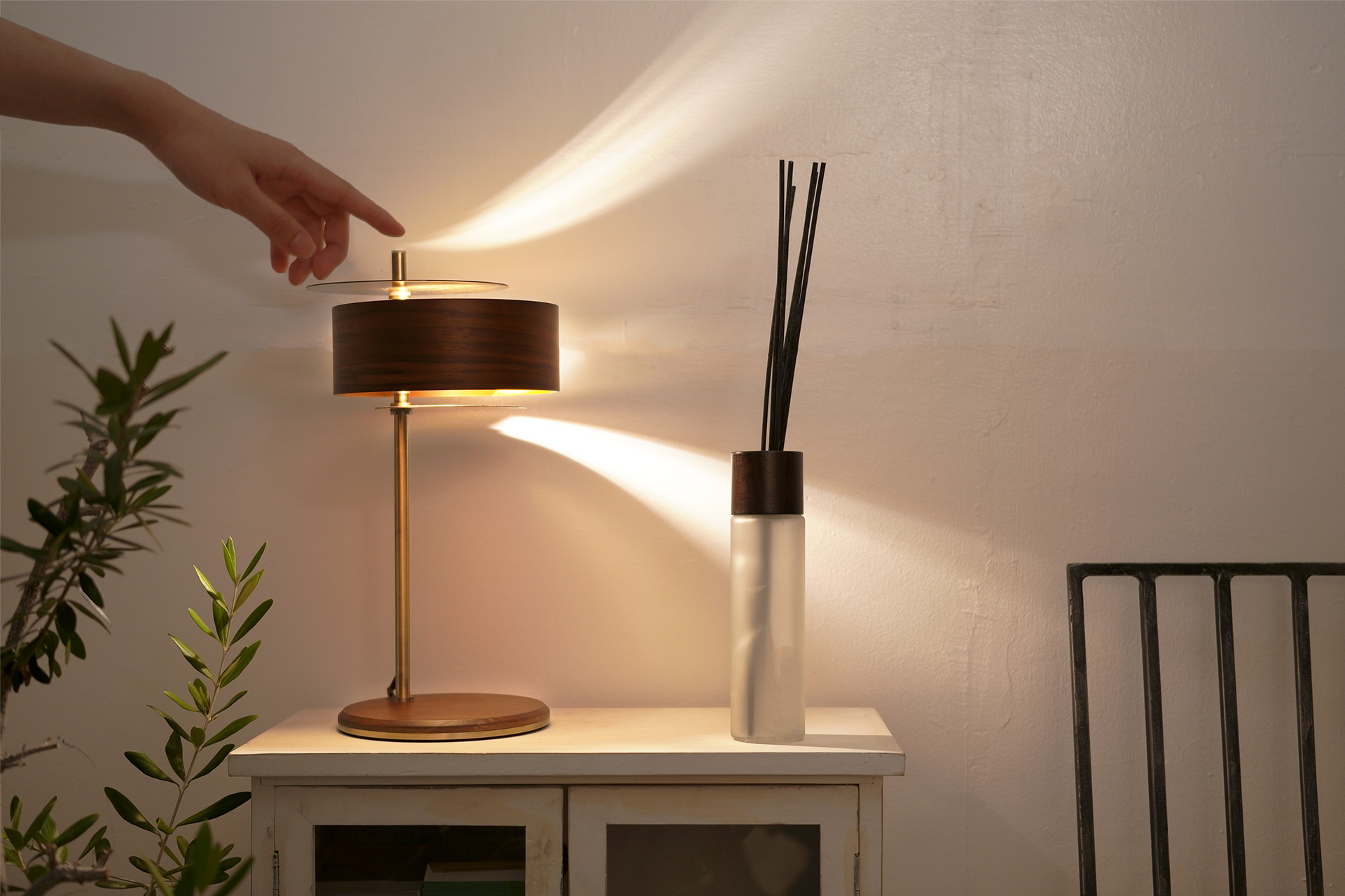 LED Lunari desk lamp