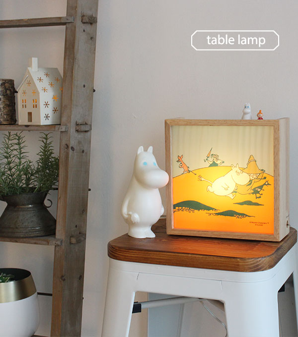 Moomin art frame table lamp