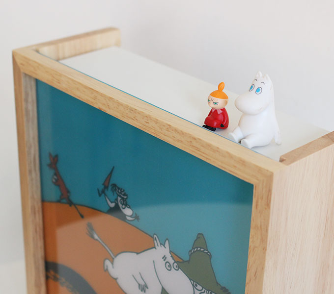 Moomin art frame lamp上部