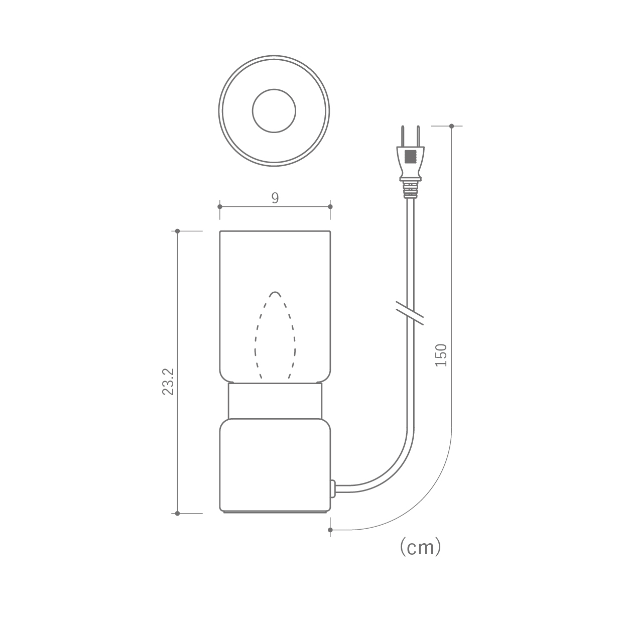 Punt night lamp プント DI CLASE ONLINE SHOP